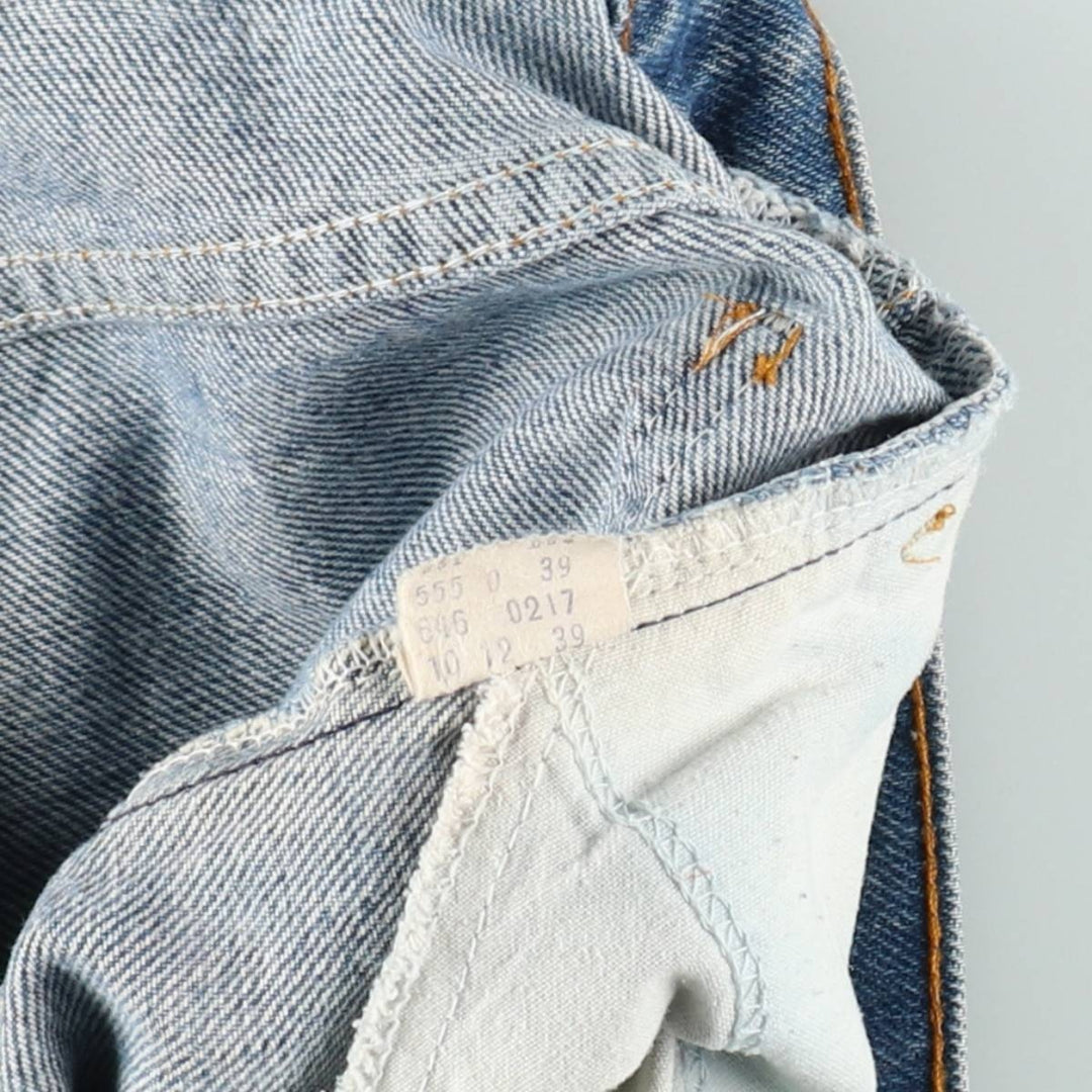 70s-80'S Levi's 646-0217 Orange Tab Bell-Bottom Denim Pants, Men's W30 (approx.), Vintage Orange Tab unclear blue type Vintage Second Hand