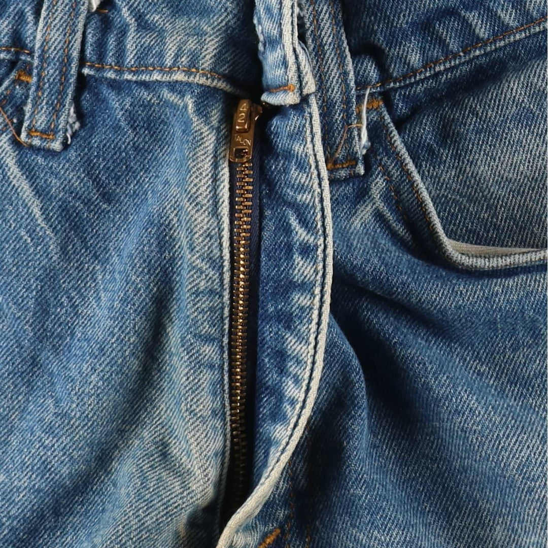 70s-80'S Levi's 646-0217 Orange Tab Bell-Bottom Denim Pants, Men's W30 (approx.), Vintage Orange Tab unclear blue type Vintage Second Hand