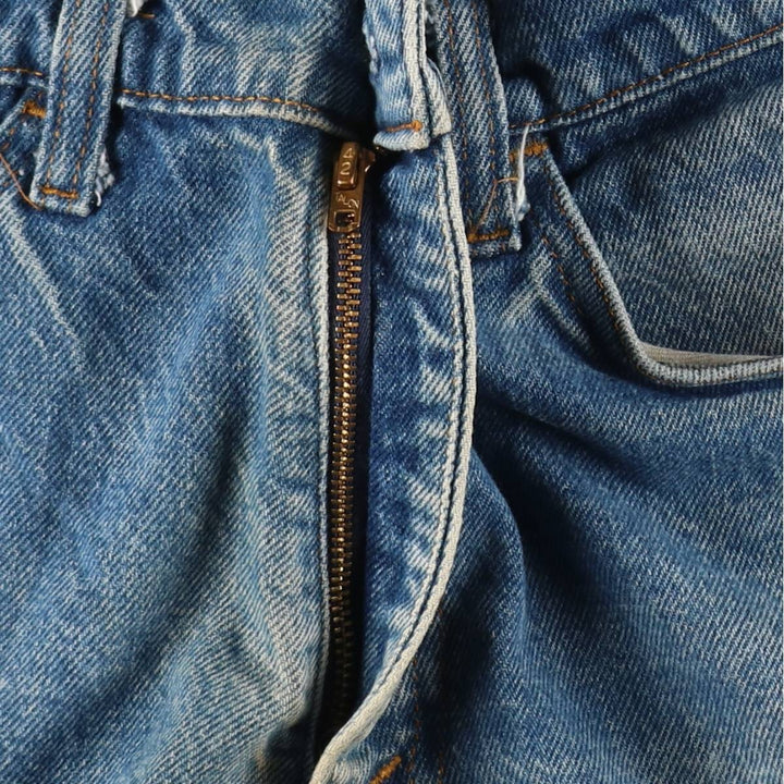 70s-80'S Levi's 646-0217 Orange Tab Bell-Bottom Denim Pants, Men's W30 (approx.), Vintage Orange Tab unclear blue type Vintage Second Hand