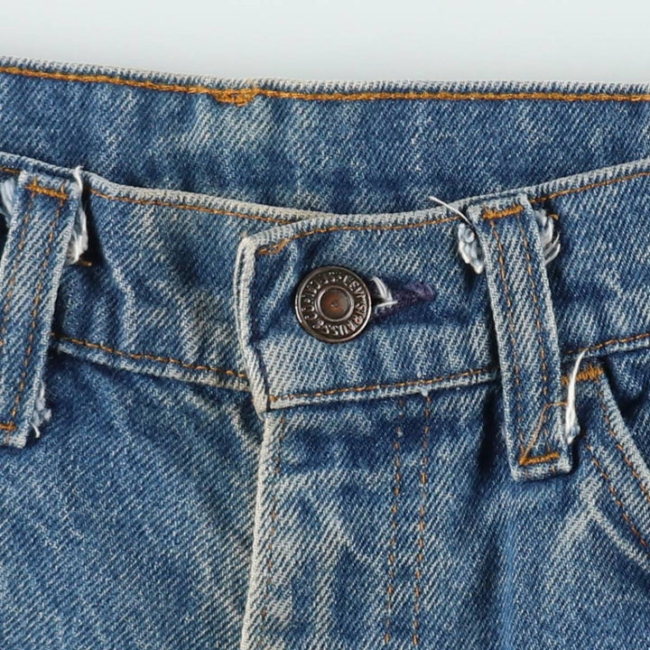 70s-80'S Levi's 646-0217 Orange Tab Bell-Bottom Denim Pants, Men's W30 (approx.), Vintage Orange Tab unclear blue type Vintage Second Hand