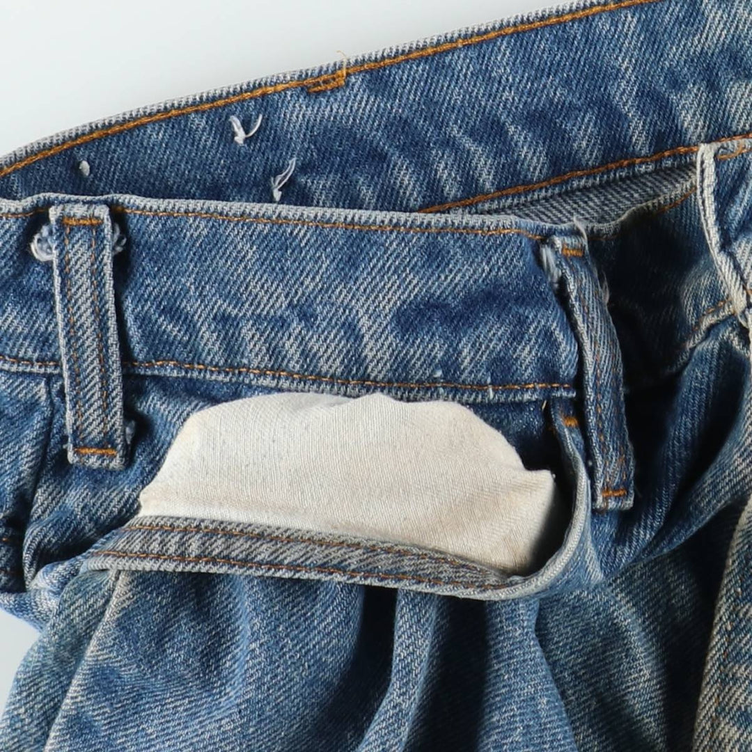 70s-80'S Levi's 646-0217 Orange Tab Bell-Bottom Denim Pants, Men's W30 (approx.), Vintage Orange Tab unclear blue type Vintage Second Hand