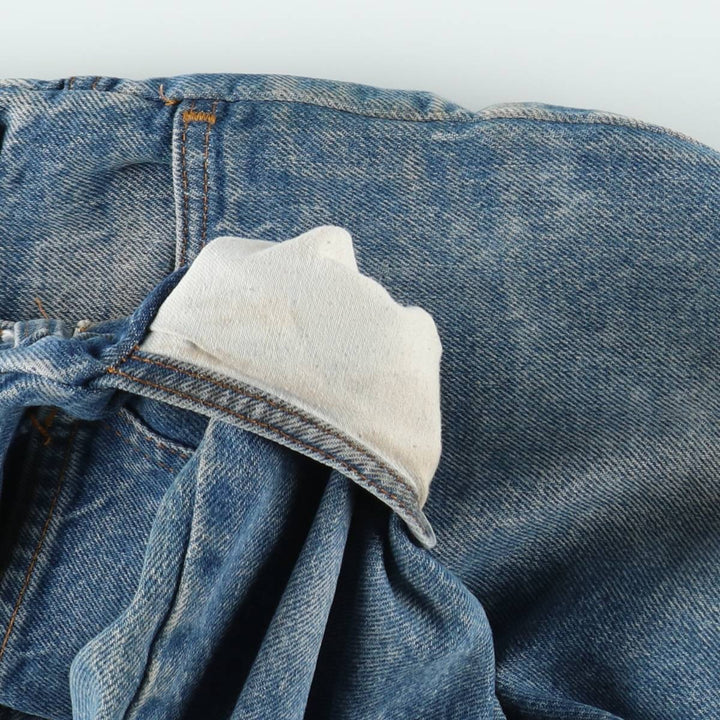 70s-80'S Levi's 646-0217 Orange Tab Bell-Bottom Denim Pants, Men's W30 (approx.), Vintage Orange Tab unclear blue type Vintage Second Hand