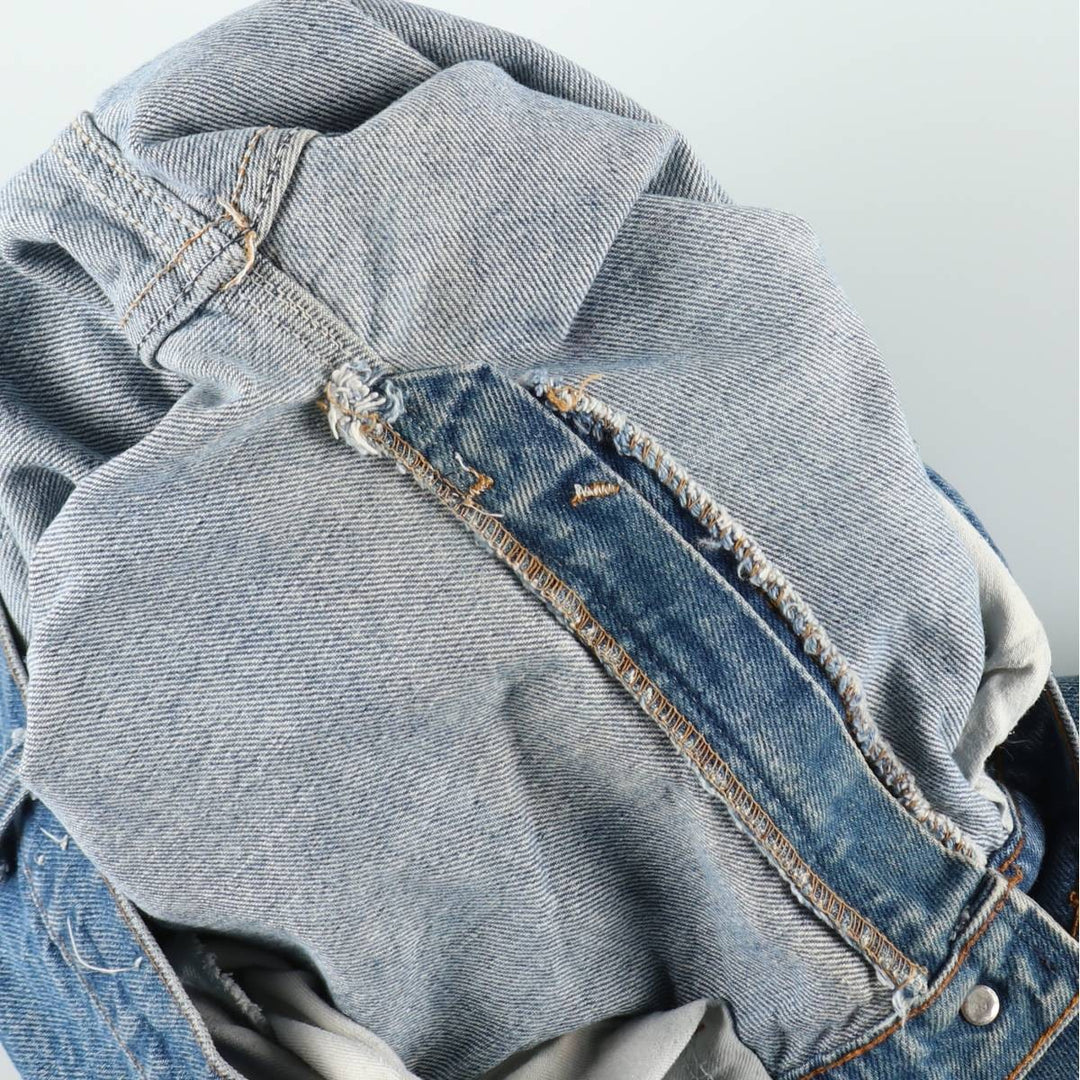 70s-80'S Levi's 646-0217 Orange Tab Bell-Bottom Denim Pants, Men's W30 (approx.), Vintage Orange Tab unclear blue type Vintage Second Hand