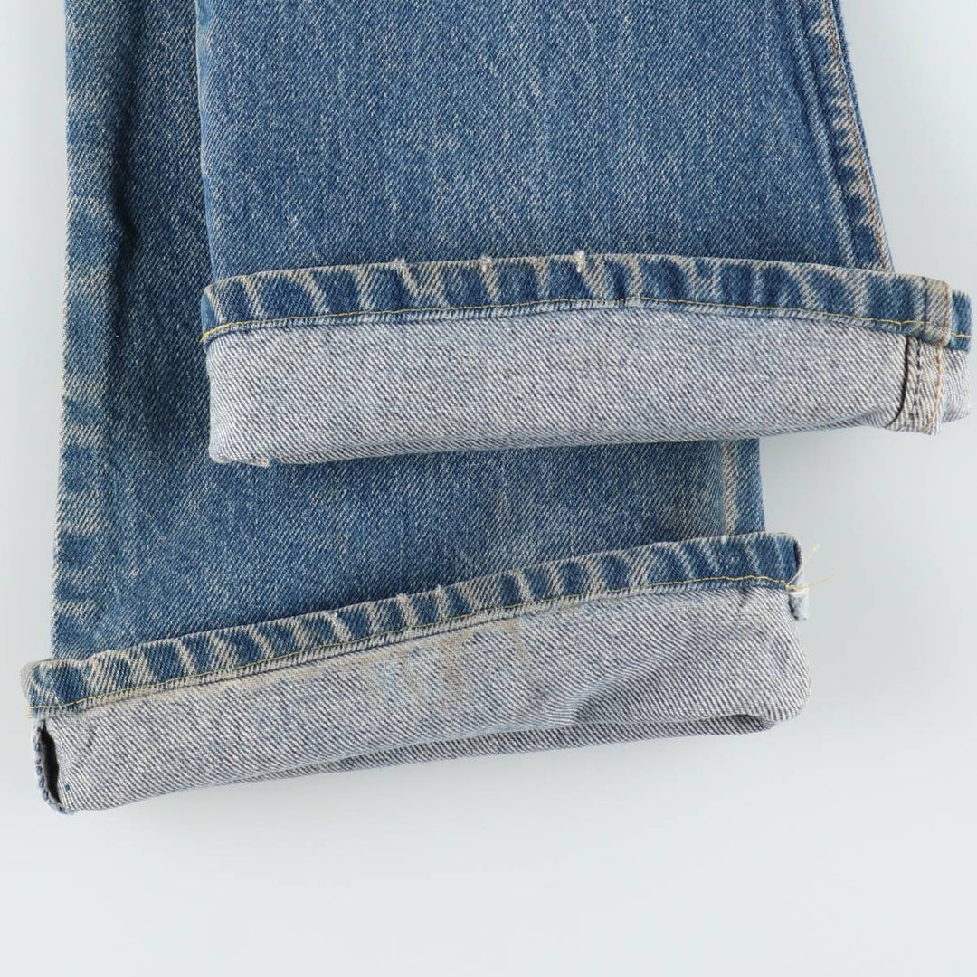 70s-80'S Levi's 646-0217 Orange Tab Bell-Bottom Denim Pants, Men's W30 (approx.), Vintage Orange Tab unclear blue type Vintage Second Hand