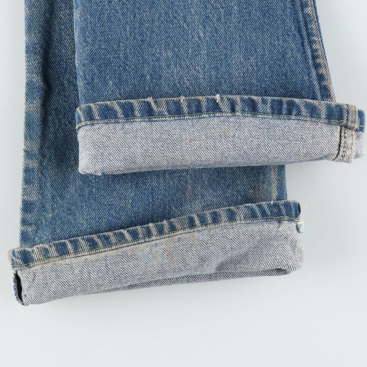 70s-80'S Levi's 646-0217 Orange Tab Bell-Bottom Denim Pants, Men's W30 (approx.), Vintage Orange Tab unclear blue type Vintage Second Hand