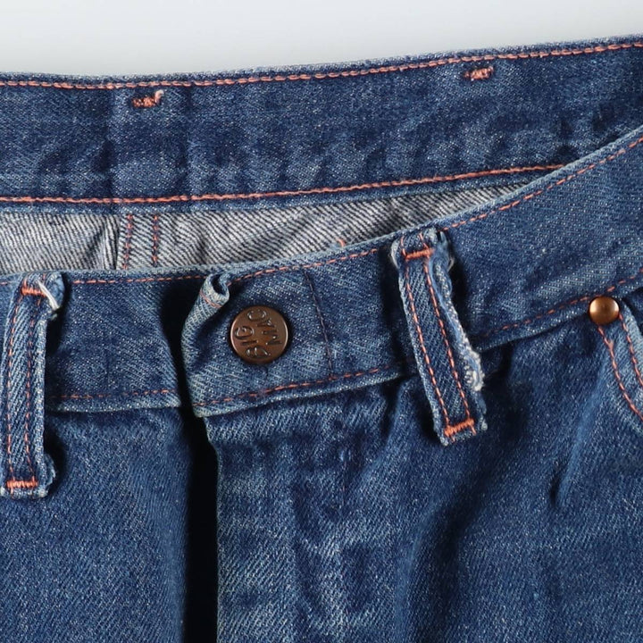 60s-70'S JCPenney BIG MAC denim painter pants, men's size W34 (approx.), vintage. cotton blue type Vintage Second Hand