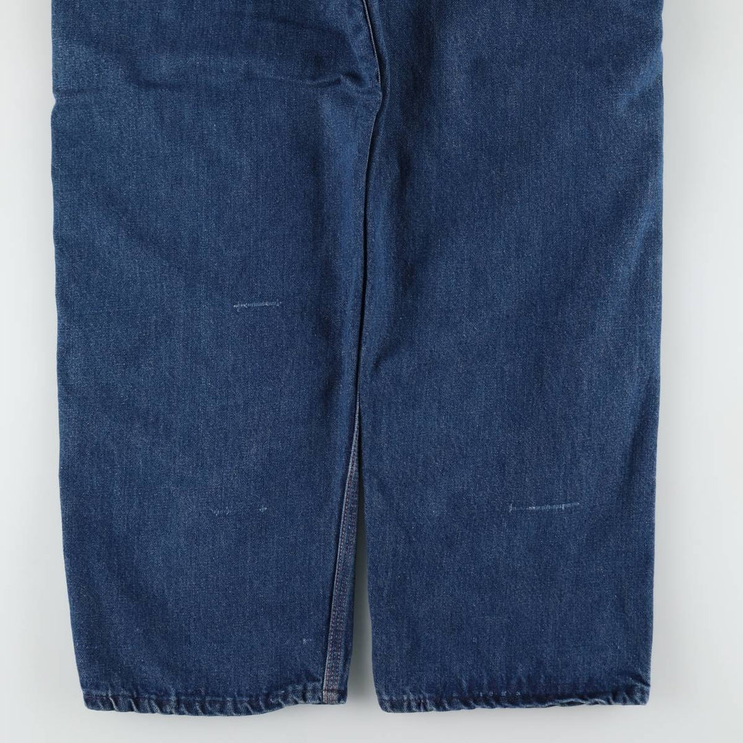 60s-70'S JCPenney BIG MAC denim painter pants, men's size W34 (approx.), vintage. cotton blue type Vintage Second Hand