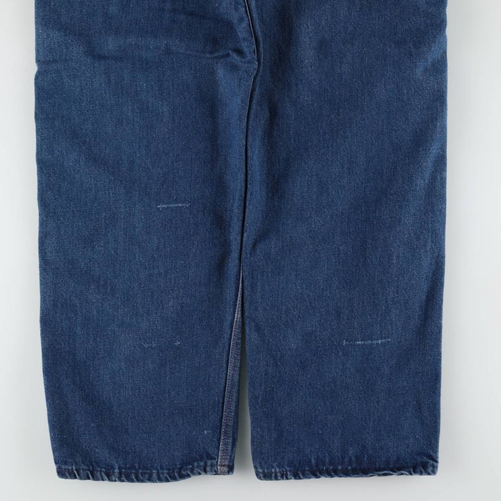 60s-70'S JCPenney BIG MAC denim painter pants, men's size W34 (approx.), vintage. cotton blue type Vintage Second Hand
