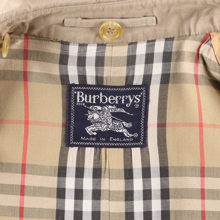 Burberry's trench coat, single-piece sleeve, made in England, men's size M equivalent. cotton Beige type Vintage Second Hand