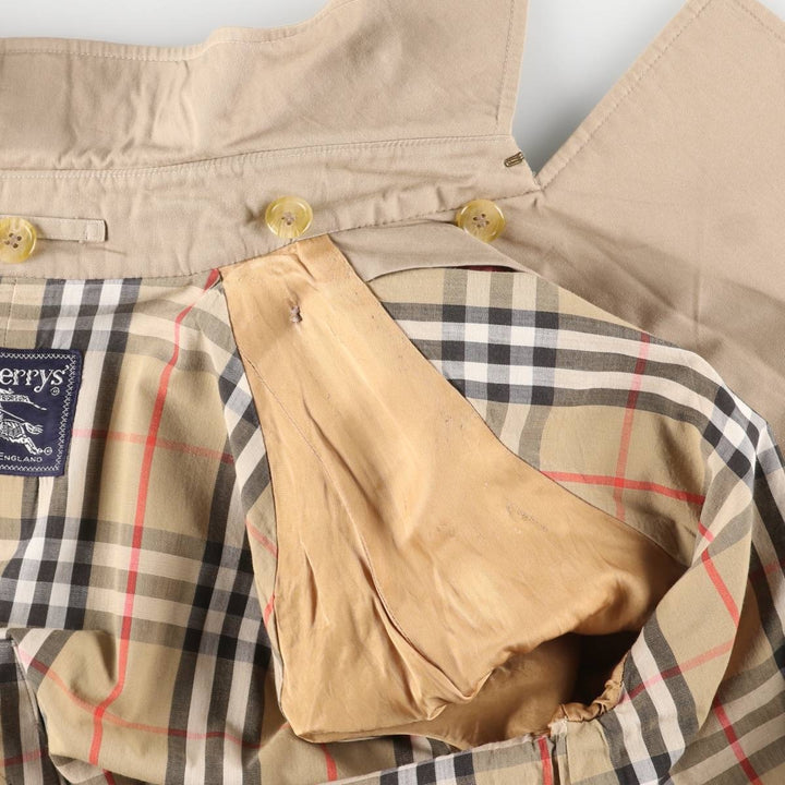 Burberry's trench coat, single-piece sleeve, made in England, men's size M equivalent. cotton Beige type Vintage Second Hand