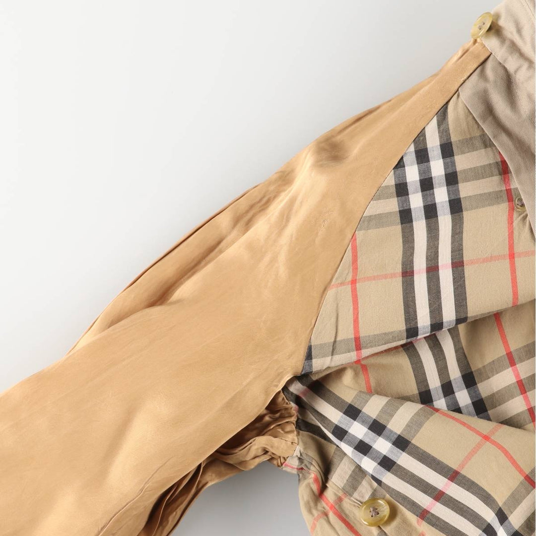 Burberry's trench coat, single-piece sleeve, made in England, men's size M equivalent. cotton Beige type Vintage Second Hand