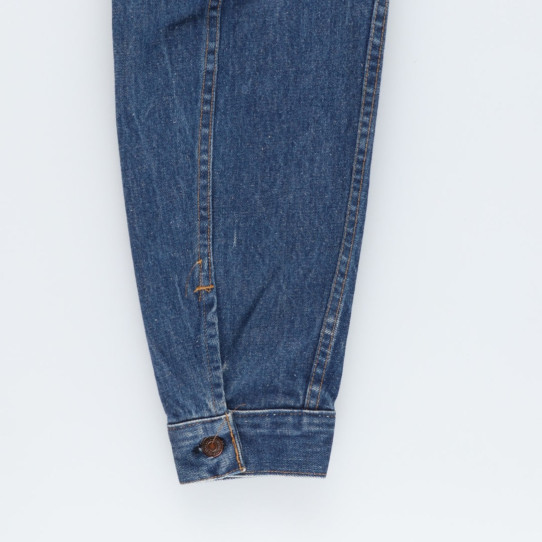70s-80'S Levi's 70505-0217 Denim Jacket, Made in USA, Men's Size L (Equivalent), Vintage cotton blue type Vintage Second Hand