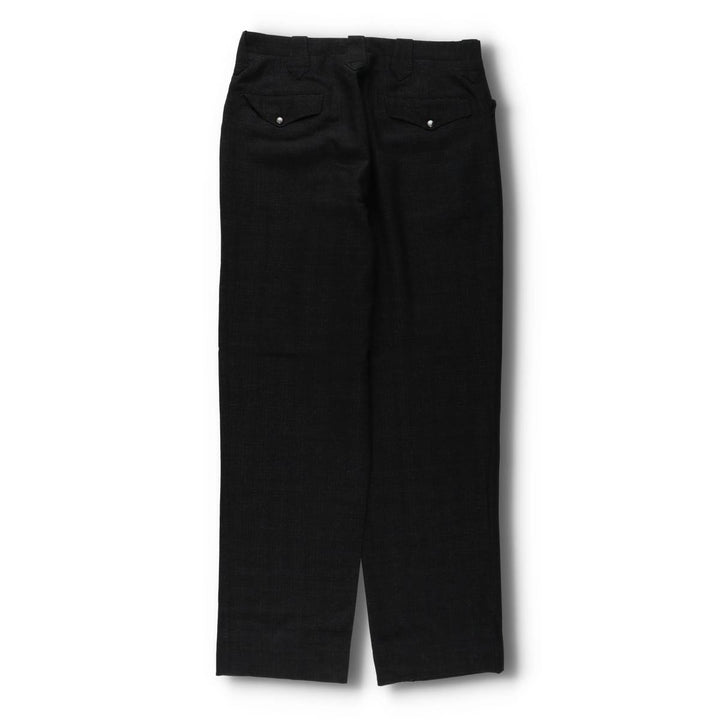 1950'S H BAR C RANCHWEAR Check Pattern Long Pants, Men's Size W32 (approx.) unclear black type Vintage Second Hand