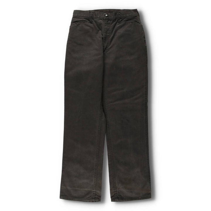 80'S Lee Frisco Denim Pants, Black Denim, Straight Leg, Men's W30 (approx.), Vintage unclear black type Vintage Second Hand