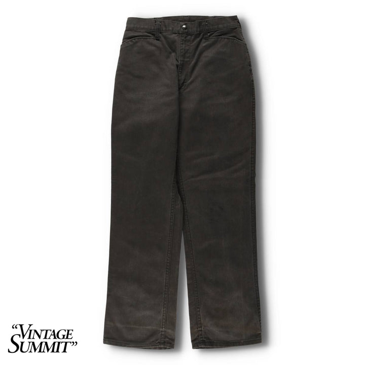 80'S Lee Frisco Denim Pants, Black Denim, Straight Leg, Men's W30 (approx.), Vintage unclear black type Vintage Second Hand