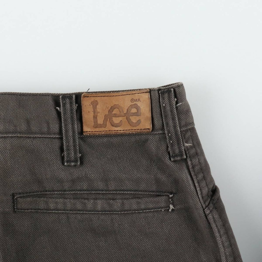 80'S Lee Frisco Denim Pants, Black Denim, Straight Leg, Men's W30 (approx.), Vintage unclear black type Vintage Second Hand