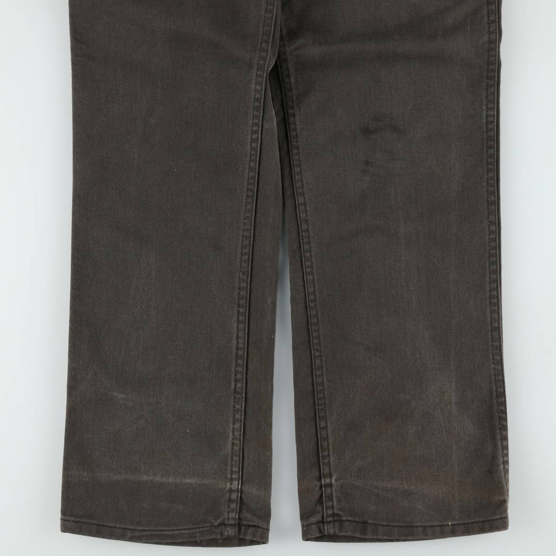 80'S Lee Frisco Denim Pants, Black Denim, Straight Leg, Men's W30 (approx.), Vintage unclear black type Vintage Second Hand
