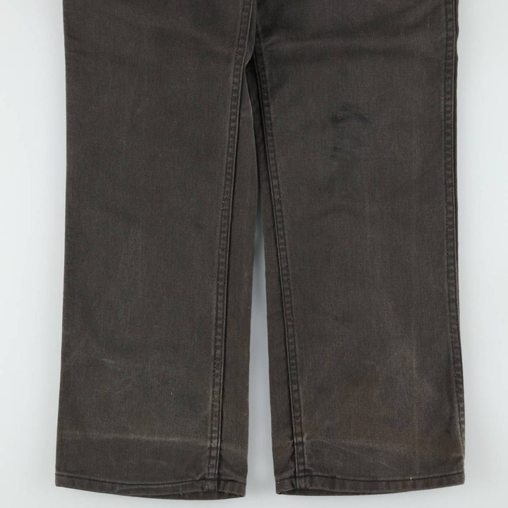 80'S Lee Frisco Denim Pants, Black Denim, Straight Leg, Men's W30 (approx.), Vintage unclear black type Vintage Second Hand