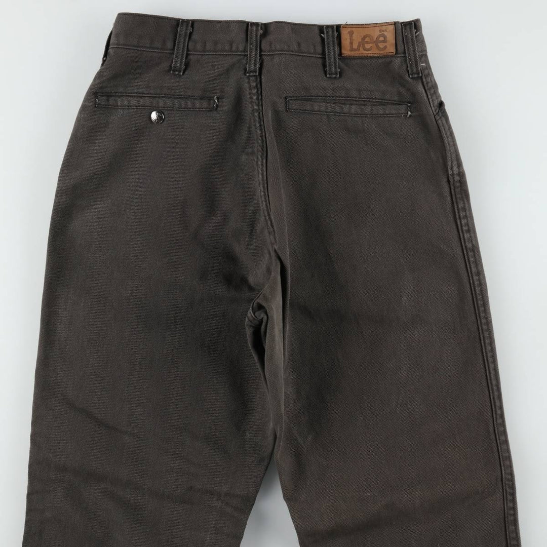 80'S Lee Frisco Denim Pants, Black Denim, Straight Leg, Men's W30 (approx.), Vintage unclear black type Vintage Second Hand