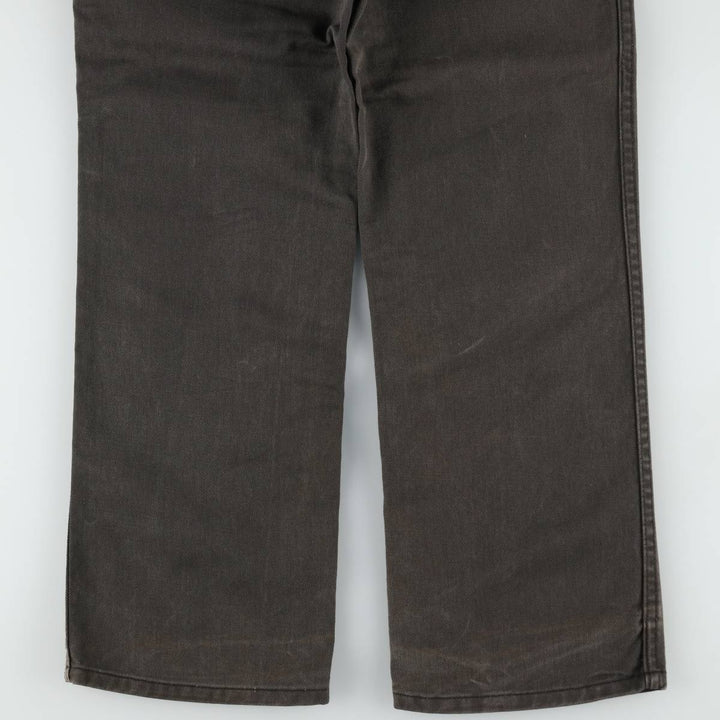 80'S Lee Frisco Denim Pants, Black Denim, Straight Leg, Men's W30 (approx.), Vintage unclear black type Vintage Second Hand