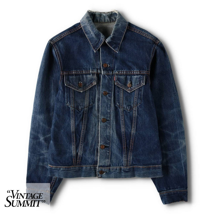 1970'S Levi's denim jacket, men's size M equivalent, vintage. unclear blue type Vintage Second Hand