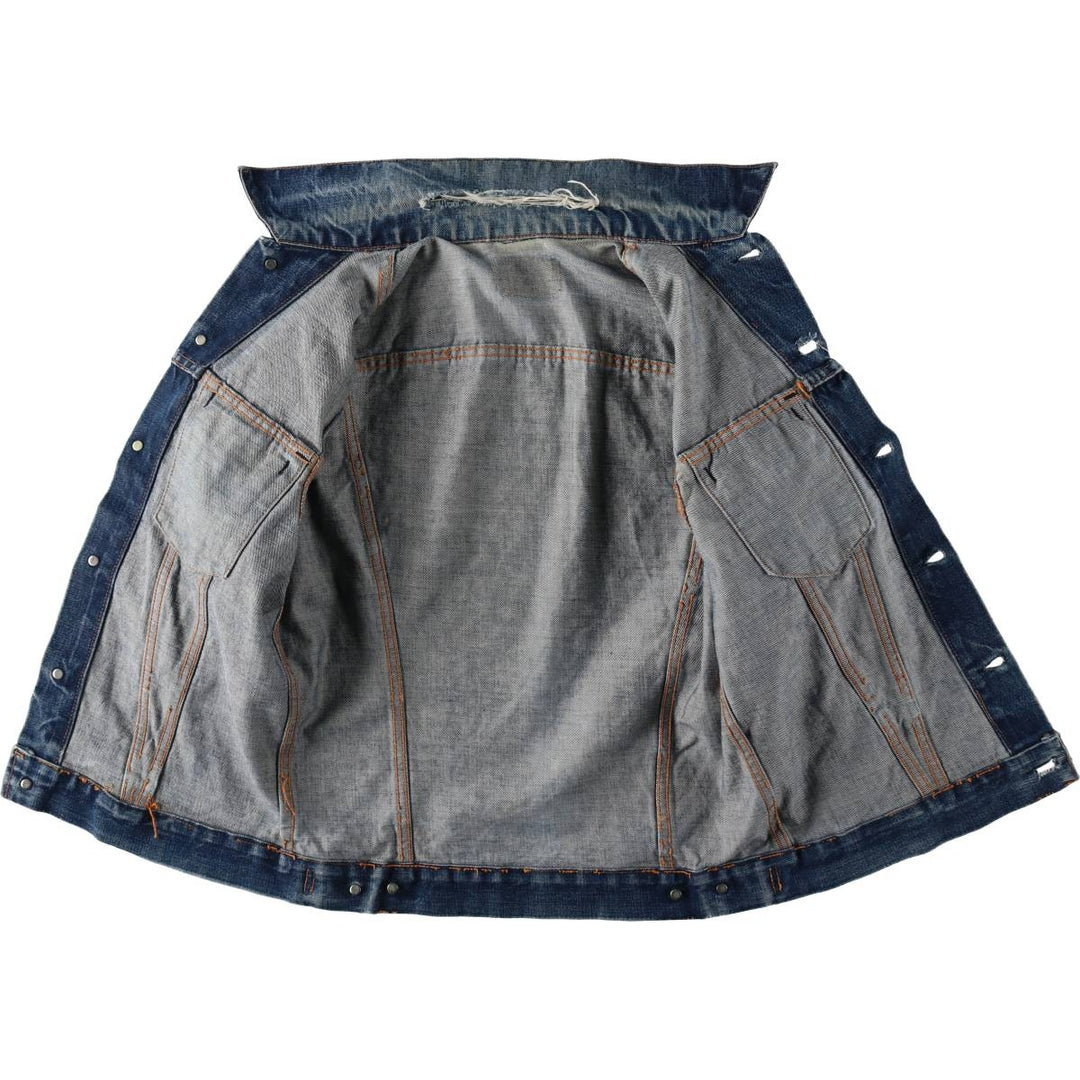 1970'S Levi's denim jacket, men's size M equivalent, vintage. unclear blue type Vintage Second Hand