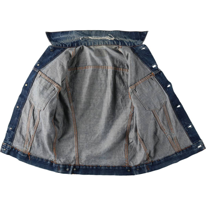 1970'S Levi's denim jacket, men's size M equivalent, vintage. unclear blue type Vintage Second Hand