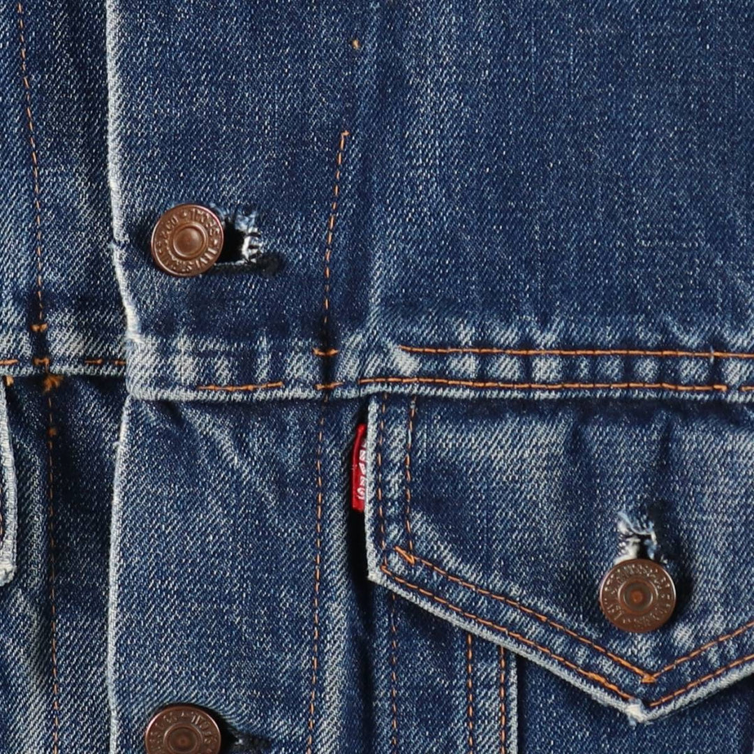 1970'S Levi's denim jacket, men's size M equivalent, vintage. unclear blue type Vintage Second Hand