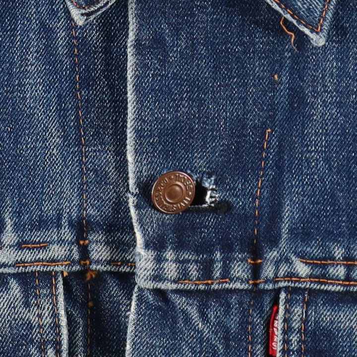 1970'S Levi's denim jacket, men's size M equivalent, vintage. unclear blue type Vintage Second Hand