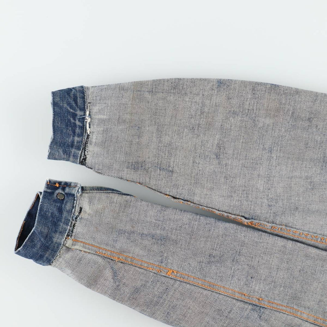 1970'S Levi's denim jacket, men's size M equivalent, vintage. unclear blue type Vintage Second Hand