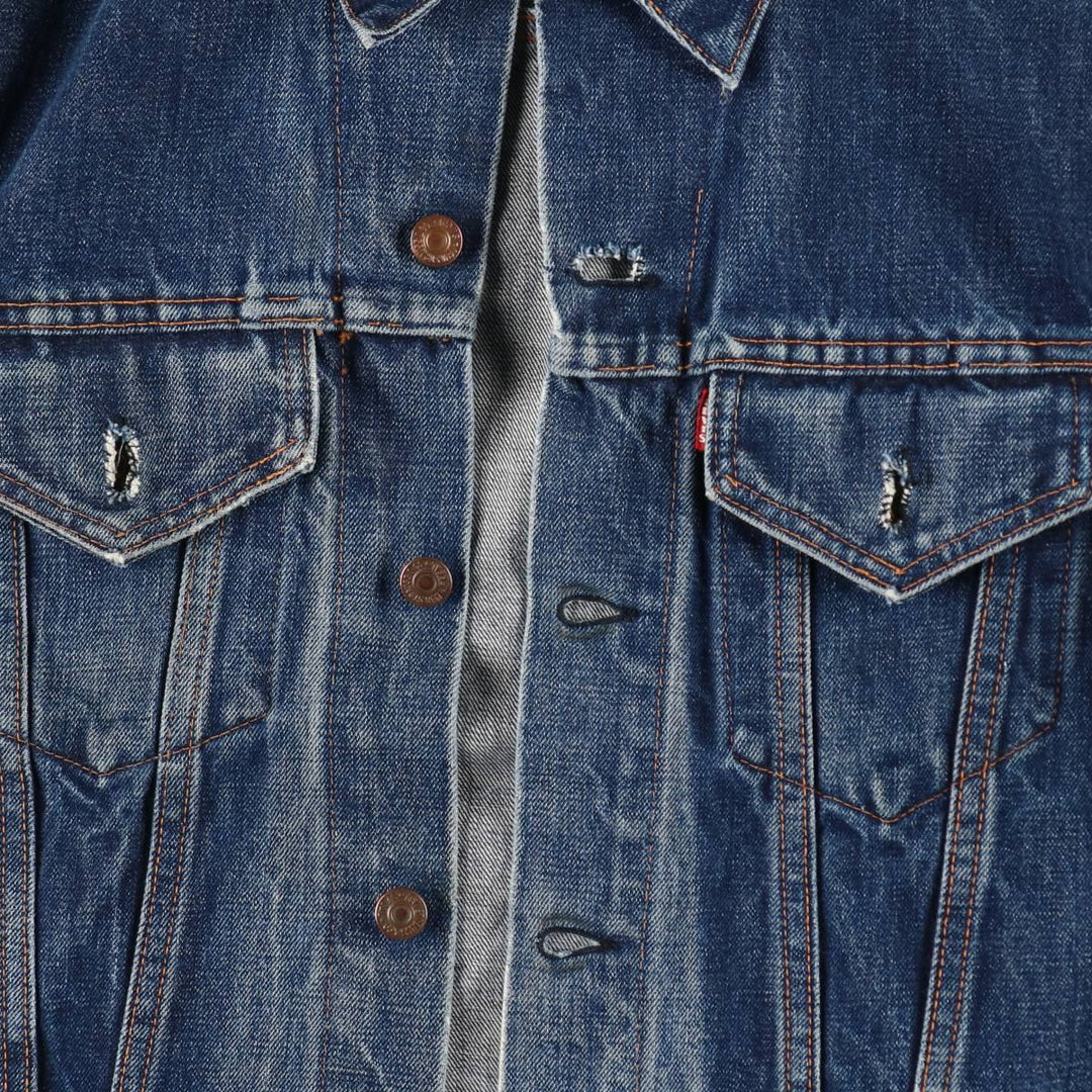1970'S Levi's denim jacket, men's size M equivalent, vintage. unclear blue type Vintage Second Hand