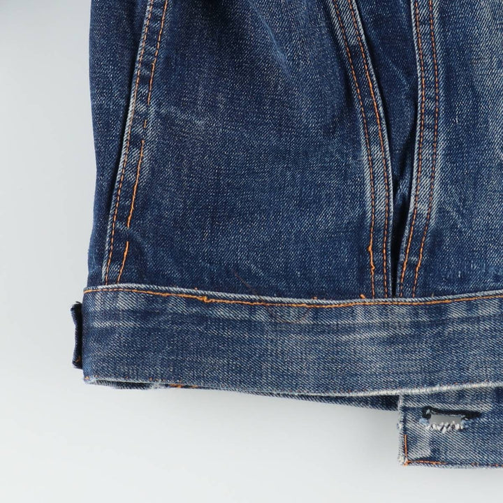 1970'S Levi's denim jacket, men's size M equivalent, vintage. unclear blue type Vintage Second Hand