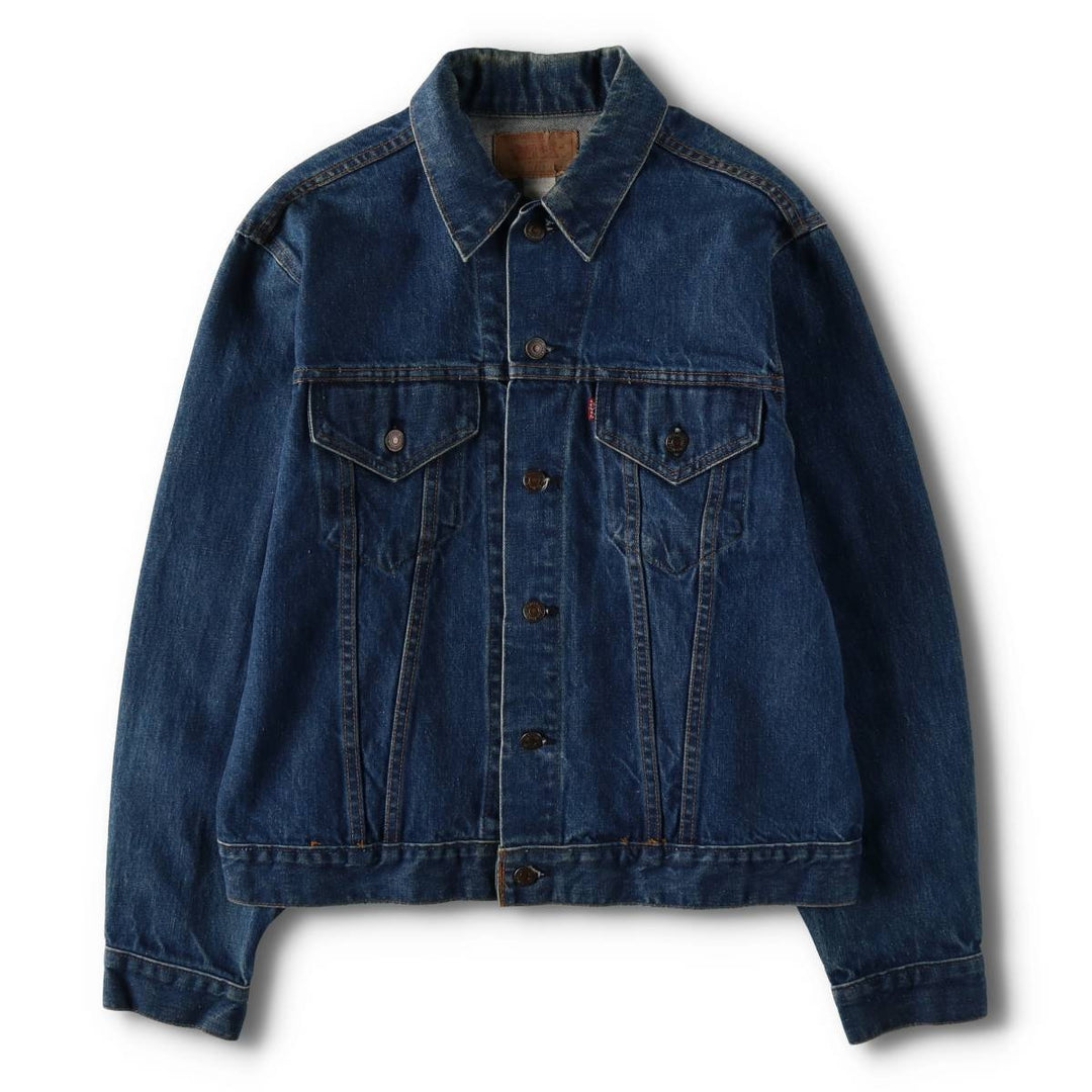 1970'S Levi's 70505-0217 Denim Jacket, Made in USA, Men's Size L (approx.), Vintage cotton blue type Vintage Second Hand