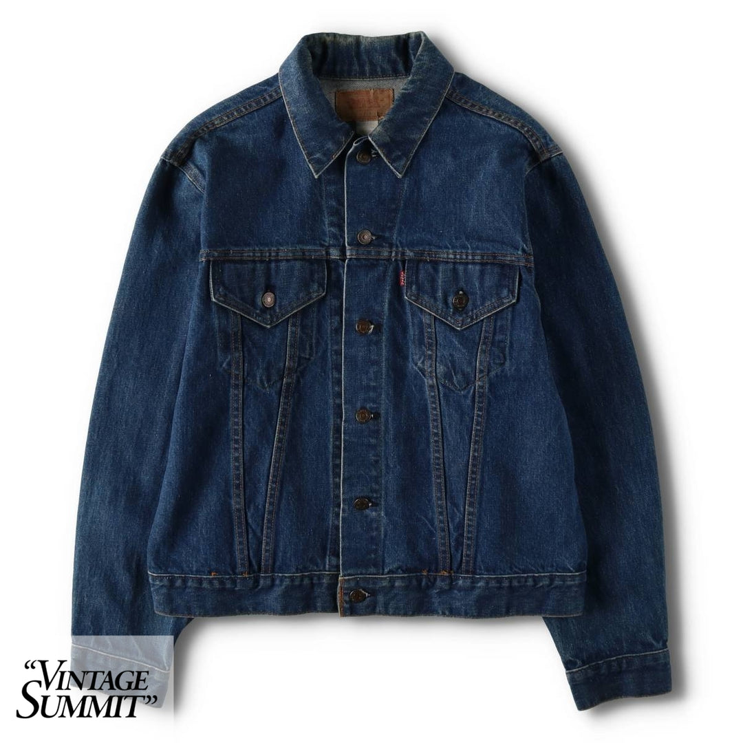1970'S Levi's 70505-0217 Denim Jacket, Made in USA, Men's Size L (approx.), Vintage cotton blue type Vintage Second Hand