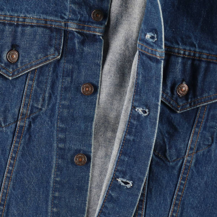 1970'S Levi's 70505-0217 Denim Jacket, Made in USA, Men's Size L (approx.), Vintage cotton blue type Vintage Second Hand