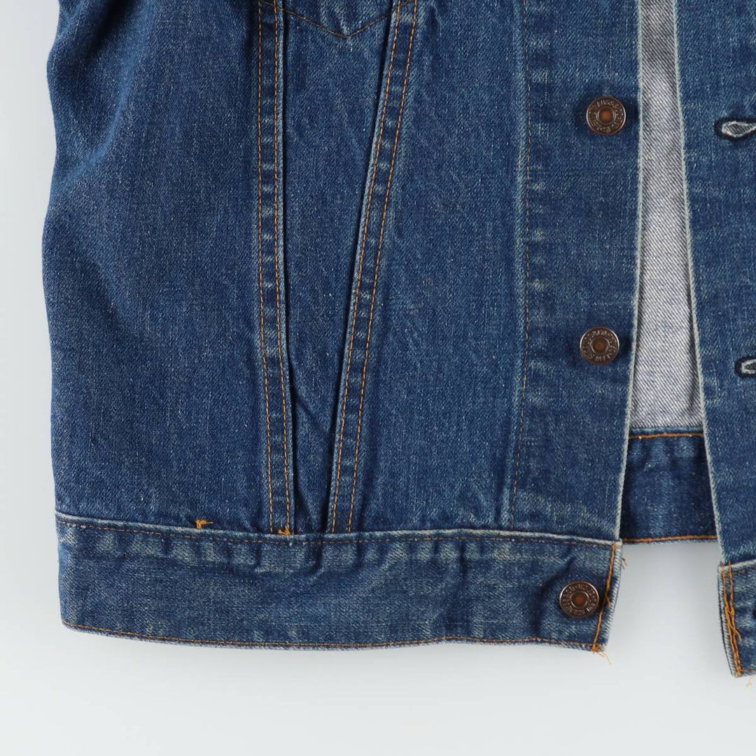 1970'S Levi's 70505-0217 Denim Jacket, Made in USA, Men's Size L (approx.), Vintage cotton blue type Vintage Second Hand
