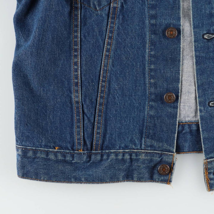 1970'S Levi's 70505-0217 Denim Jacket, Made in USA, Men's Size L (approx.), Vintage cotton blue type Vintage Second Hand