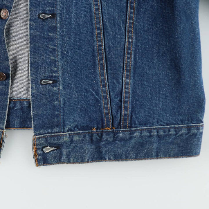 1970'S Levi's 70505-0217 Denim Jacket, Made in USA, Men's Size L (approx.), Vintage cotton blue type Vintage Second Hand