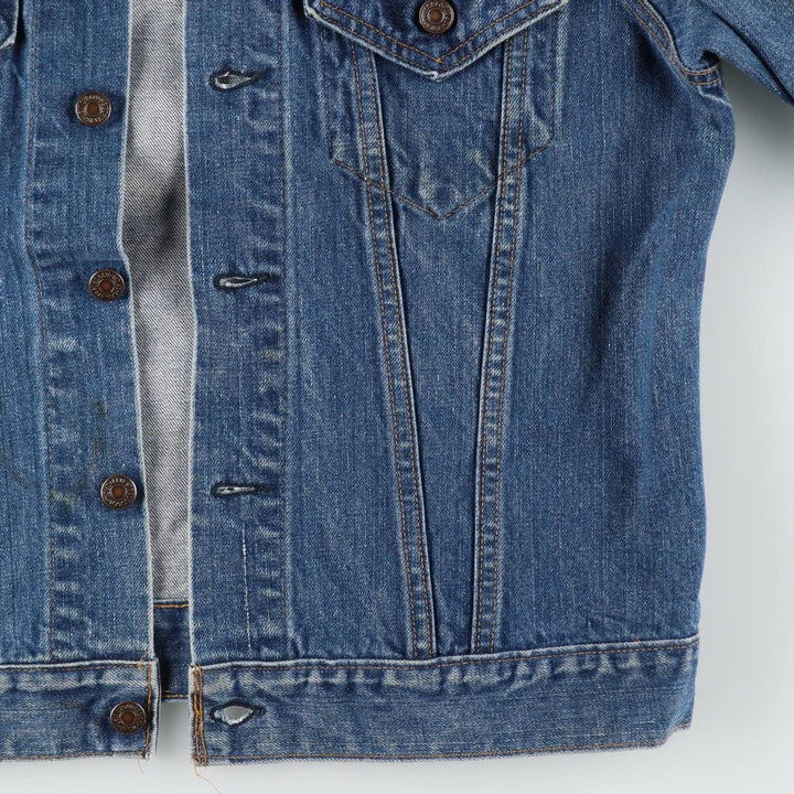 1970'S Levi's denim jacket, made in USA, men's size M equivalent, vintage. cotton blue type Vintage Second Hand