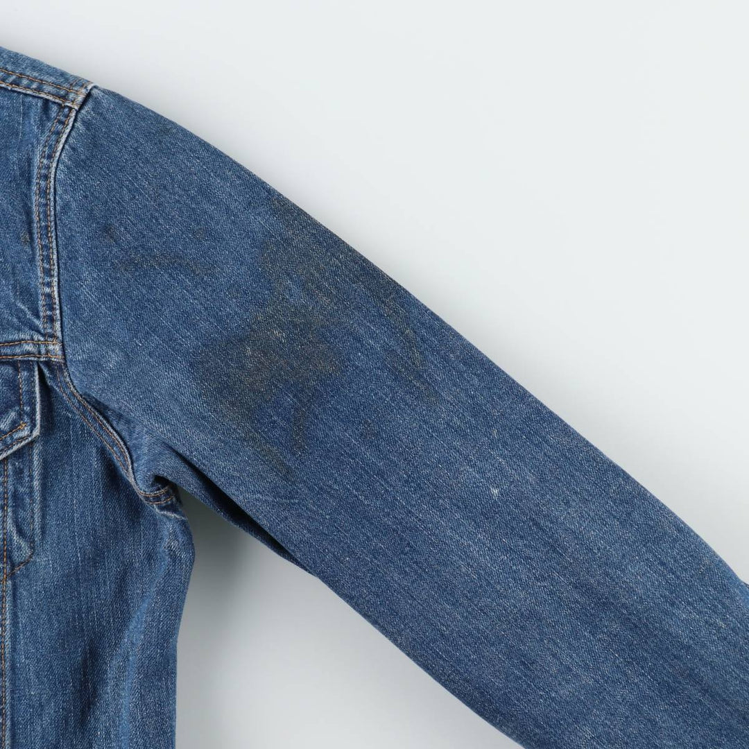 1970'S Levi's denim jacket, made in USA, men's size M equivalent, vintage. cotton blue type Vintage Second Hand