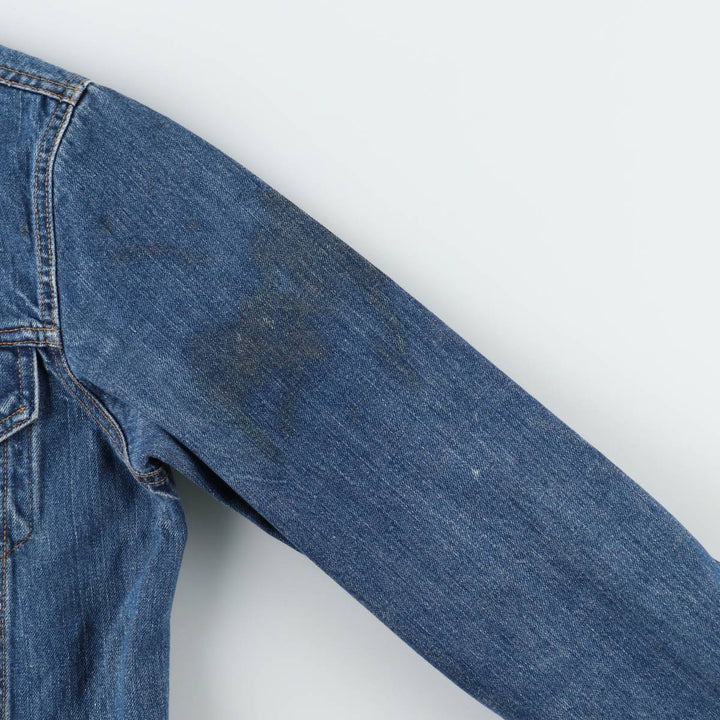 1970'S Levi's denim jacket, made in USA, men's size M equivalent, vintage. cotton blue type Vintage Second Hand