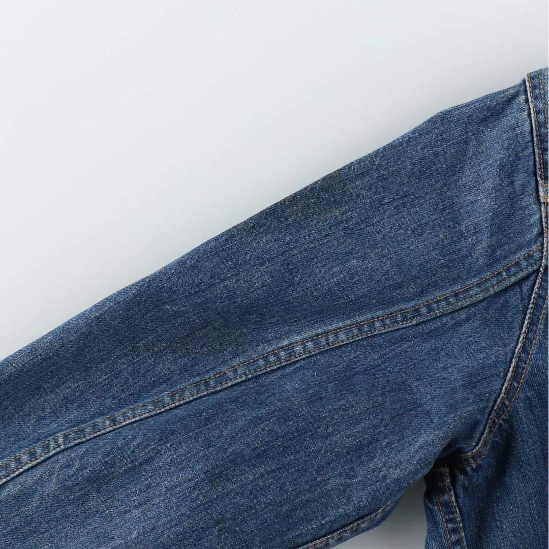 1970'S Levi's denim jacket, made in USA, men's size M equivalent, vintage. cotton blue type Vintage Second Hand