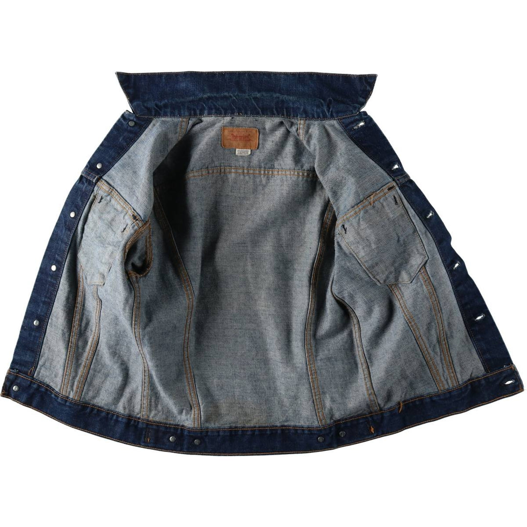 Vintage 1970'S Levi's 70505-0217 denim jacket, made in the USA, size small, men's cotton blue type Vintage Second Hand