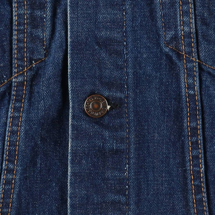 Vintage 1970'S Levi's 70505-0217 denim jacket, made in the USA, size small, men's cotton blue type Vintage Second Hand