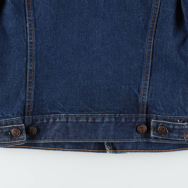 Vintage 1970'S Levi's 70505-0217 denim jacket, made in the USA, size small, men's cotton blue type Vintage Second Hand