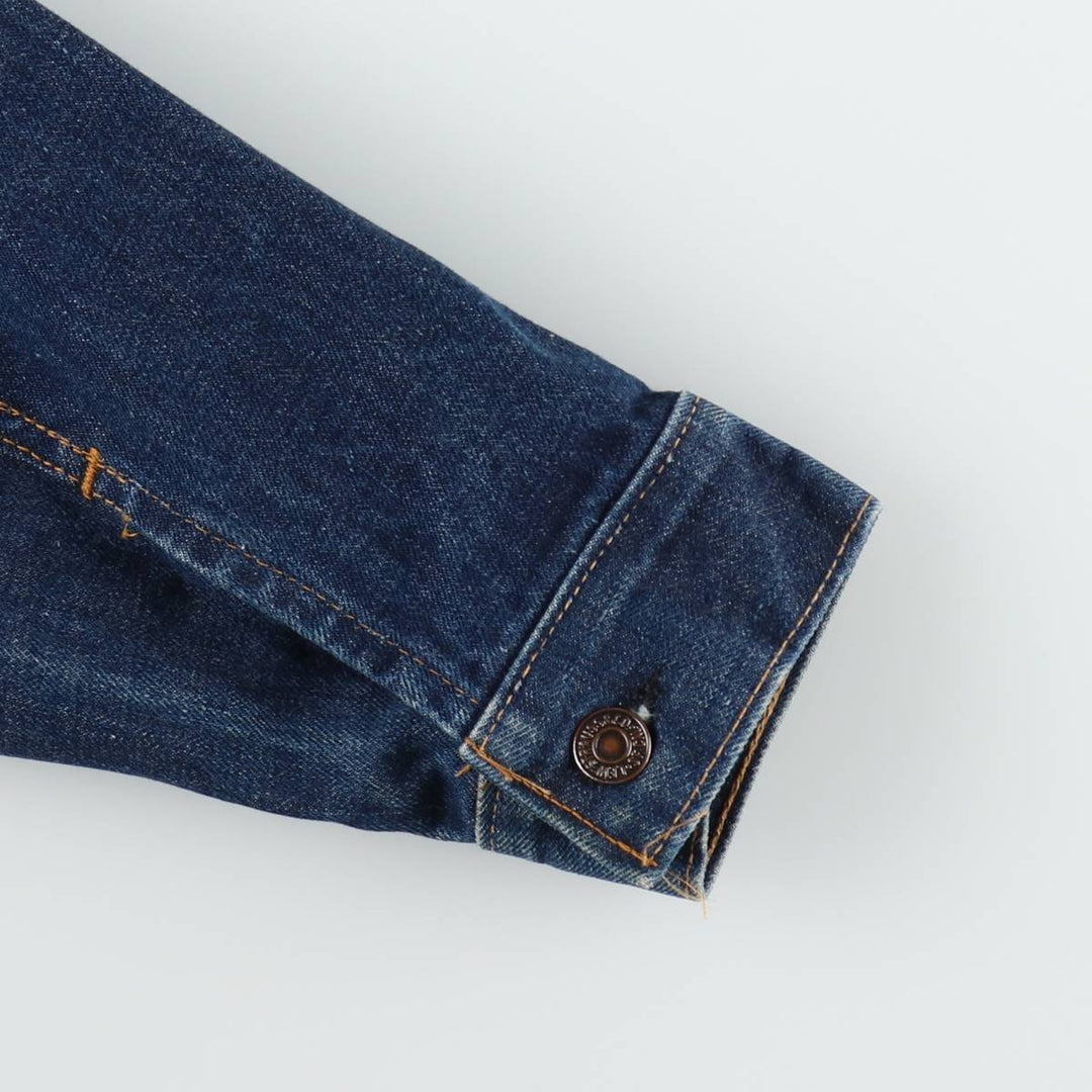 Vintage 1970'S Levi's 70505-0217 denim jacket, made in the USA, size small, men's cotton blue type Vintage Second Hand