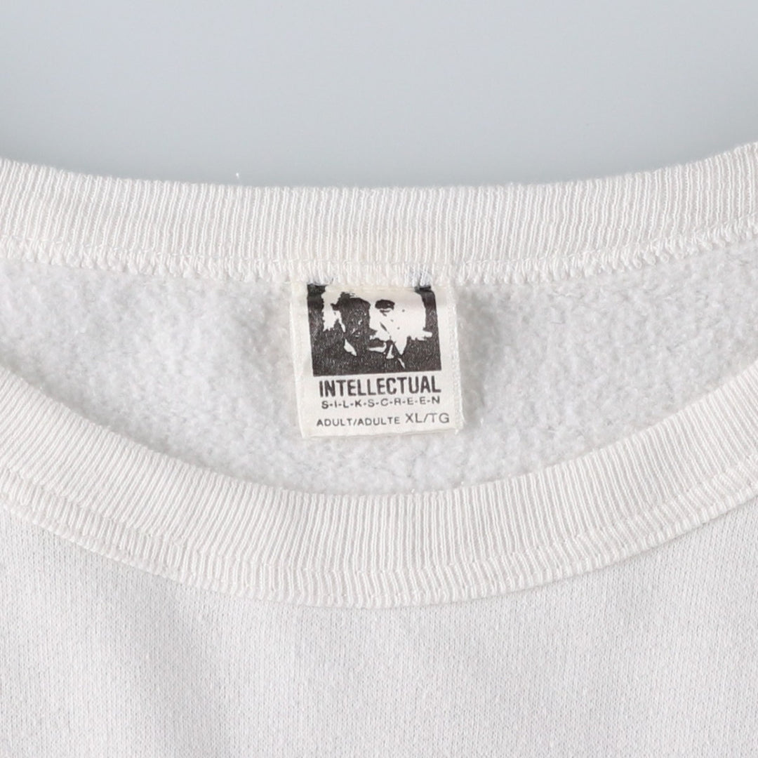 1980'S Intellectual The Beach Boys Band Sweatshirt, Made in Canada, Men's XL equivalent, Vintage cotton white type Vintage Second Hand