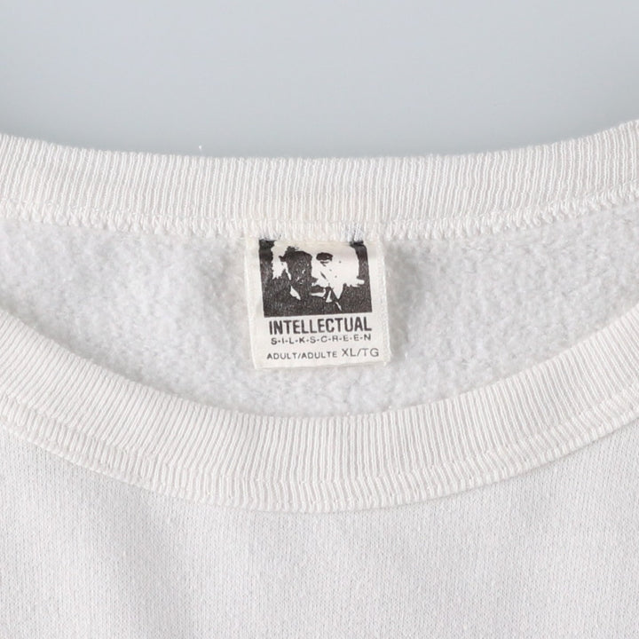 1980'S Intellectual The Beach Boys Band Sweatshirt, Made in Canada, Men's XL equivalent, Vintage cotton white type Vintage Second Hand