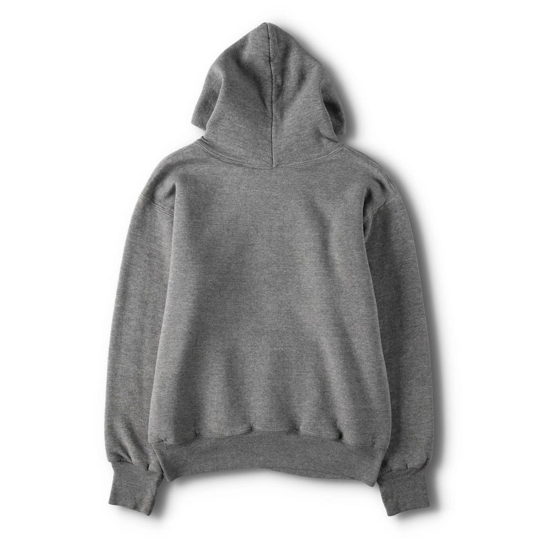 90'S Russell Double Face Plain Blank Sweatshirt Hoodie, Made in USA, Men's Size M (Equivalent), Vintage polyester gray type Vintage Second Hand