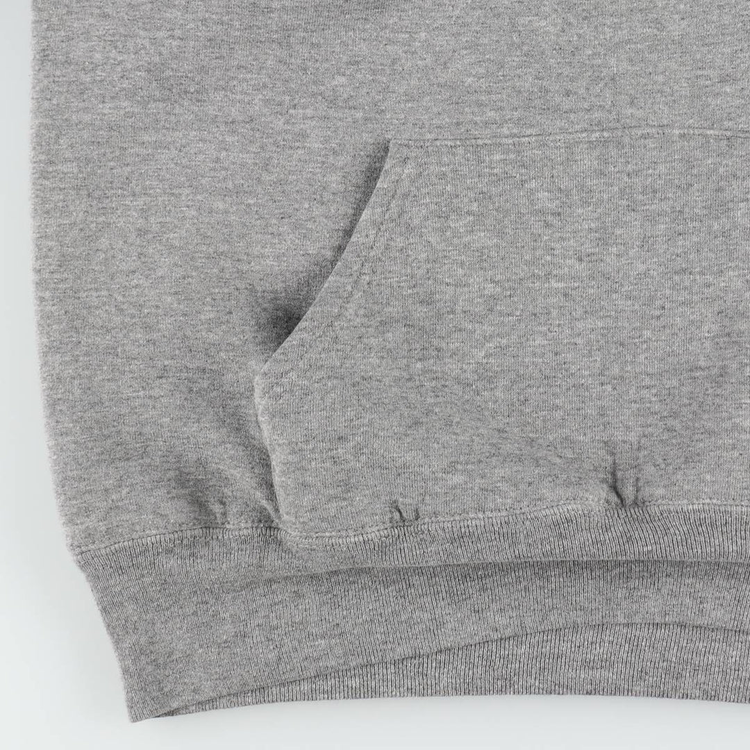 90'S Russell Double Face Plain Blank Sweatshirt Hoodie, Made in USA, Men's Size M (Equivalent), Vintage polyester gray type Vintage Second Hand